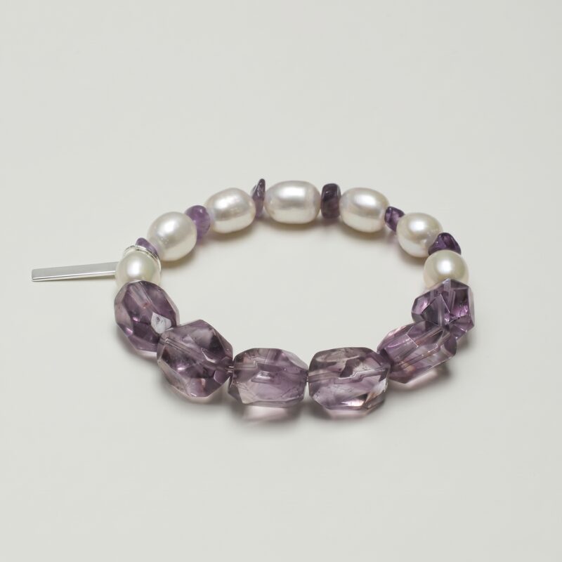 Amethyst & Pearl Bracelet