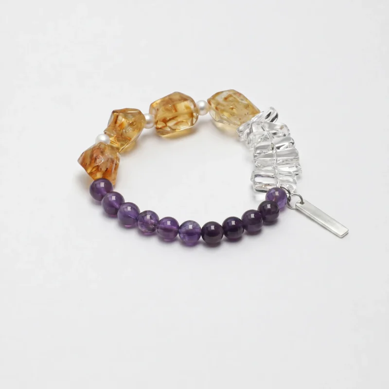 080_PS2508125_ORIGINAL_UNCOMPRESSED Clear Quartz, Amethyst, Citrine & Pearl Bracelet