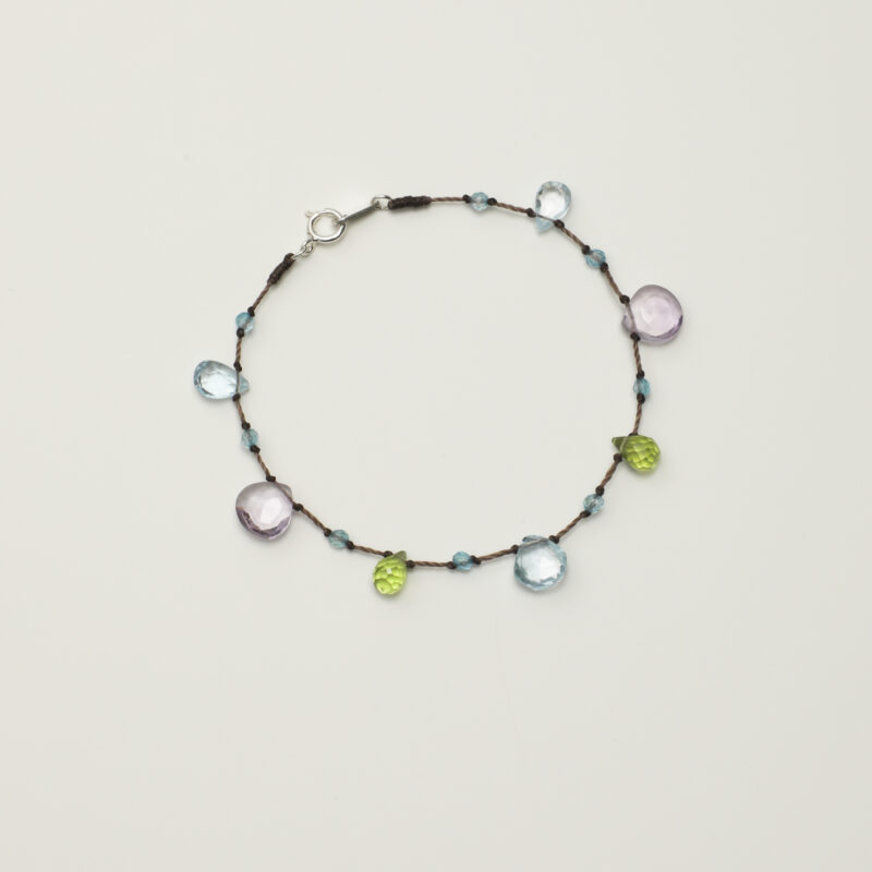 Topaz & Peridot Bracelet - primary image Topaz & Peridot Bracelet photographed on a pale background