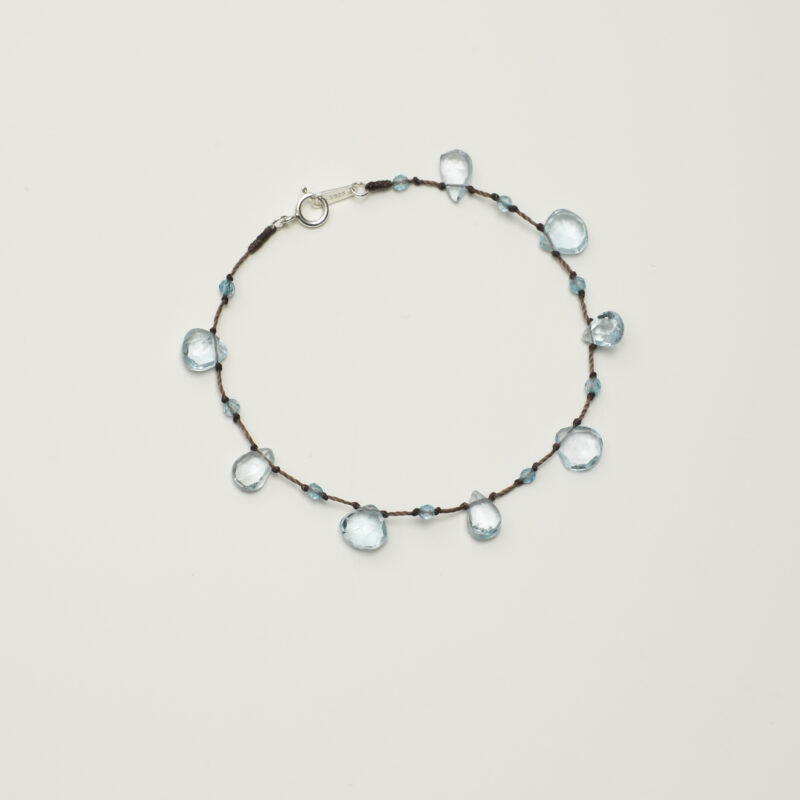 Topaz Bracelet photographed on a pale background
