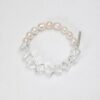 Clear Quartz & Pearl Bracelet - primary image Clear Quartz & Cultured Pearl Bracelet photographed on a pale background
