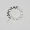 Clear Quartz & Pearl Bracelet - primary image Clear Quartz & Cultured Pearl Bracelet photographed on a pale background