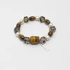 Smoky Quartz & Tiger’s Eye Bracelet photographed on a pale background