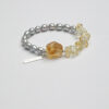Aura & Qi detail 1J7A0019 Original detail view of Citrine & Cultured Pearl Bracelet