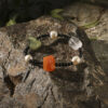 Original detail view of Clear Quartz, Agate, Tourmaline & Cultured Pearl Bracelet