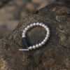 Original detail view of Lapis Lazuli & Cultured Pearl Bracelet