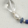 Original detail view of Clear Quartz, Smoky Quartz, Amethyst & Cultured Pearl Bracelet