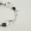 Original detail view of Clear Quartz, Smoky Quartz, Amethyst & Cultured Pearl Bracelet