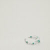 Aura & Qi detail 1J7A0996 Original detail view of Clear Quartz, Amazonite & Cultured Pearl Bracelet