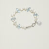 Original detail view of Topaz & Cultured Pearl Bracelet