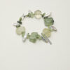 Original detail view of Citrine, Prehnite & Cultured Pearl Bracelet