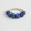 Original detail view of Lapis Lazuli & Cultured Pearl Bracelet