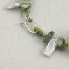 Original detail view of Citrine, Prehnite & Cultured Pearl Bracelet