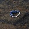 Original detail view of Lapis Lazuli & Cultured Pearl Bracelet