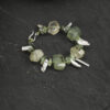 Original detail view of Citrine, Prehnite & Cultured Pearl Bracelet