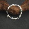 Original detail view of Topaz & Cultured Pearl Bracelet