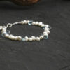Original detail view of Topaz & Cultured Pearl Bracelet