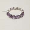 Aura & Qi detail 1J7A1757 Original detail view of Amethyst & Cultured Pearl Bracelet