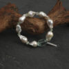 Original detail view of Fluorite, Prehnite & Cultured Pearl Bracelet