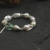 Original detail view of Fluorite, Prehnite & Cultured Pearl Bracelet