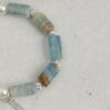 Aura & Qi detail 1J7A2098 Original detail view of Blue Stone & Cultured Pearl Bracelet