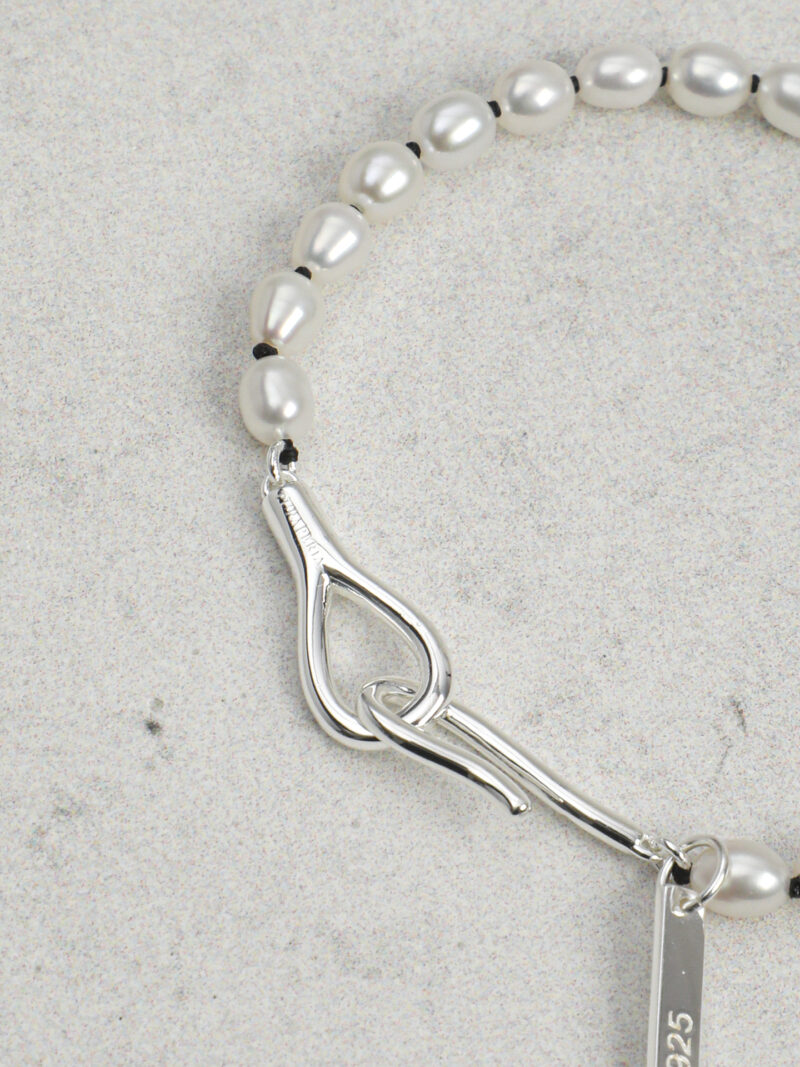 Original detail view of Rice Cultured Pearl Bracelet