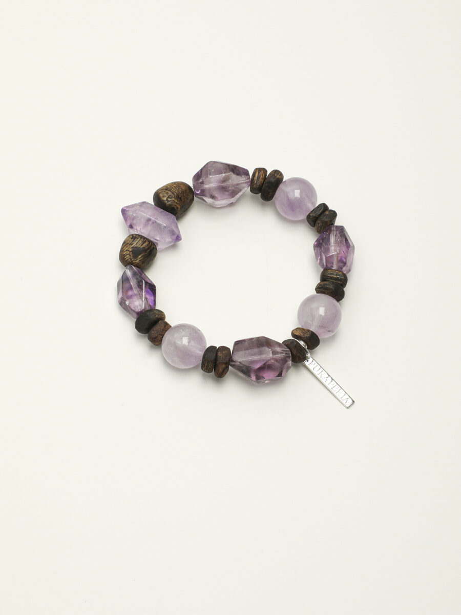 Original detail view of Amethyst Bracelet