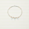 Original detail view of Clear Quartz, Topaz & Cultured Pearl Bracelet