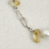 Original detail view of Smoky Quartz, Citrine & Cultured Pearl Bracelet