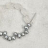 Aura & Qi detail 1J7A2359 Original detail view of Clear Quartz & Cultured Pearl Bracelet