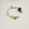 Original detail view of Smoky Quartz, Citrine & Cultured Pearl Bracelet
