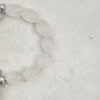 Aura & Qi detail 1J7A2380 Original detail view of Clear Quartz & Cultured Pearl Bracelet