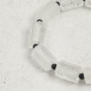Original detail view of Clear Quartz, Tourmaline & Cultured Pearl Bracelet