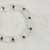 Original detail view of Clear Quartz, Tourmaline & Cultured Pearl Bracelet