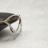 Original detail view of Triple-Strand Moonstone & Cultured Pearl Bracelet
