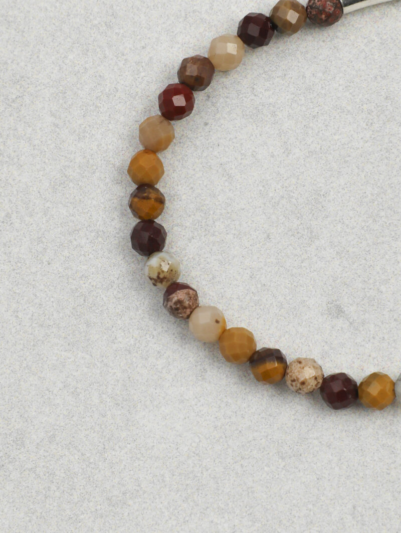 Original detail view of Triple-Strand Moonstone & Cultured Pearl Bracelet