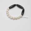 Original detail view of Agate & Cultured Pearl Bracelet