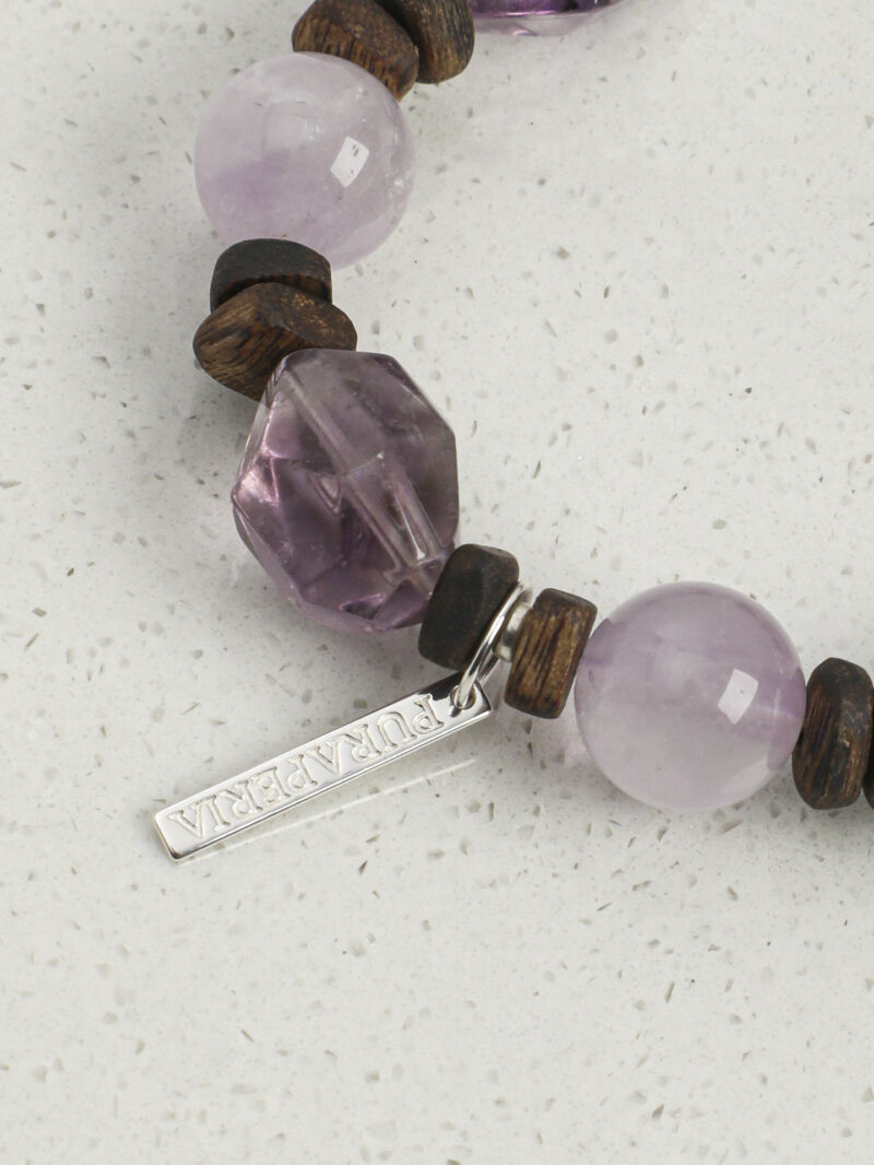 Original detail view of Amethyst Bracelet