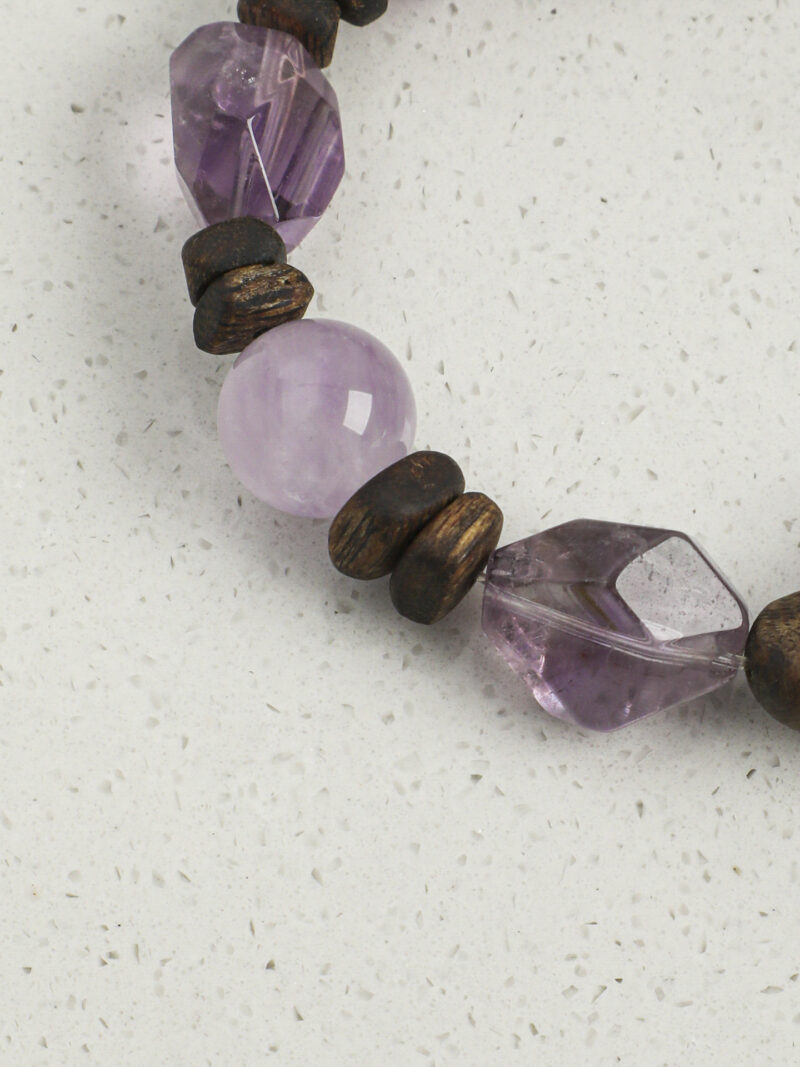 Original detail view of Amethyst Bracelet