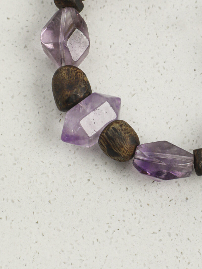 Original detail view of Amethyst Bracelet