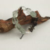 Original detail view of Smoky Quartz, Green Crystal & Cultured Pearl Bracelet