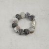 Original detail view of Agate & Cultured Pearl Bracelet