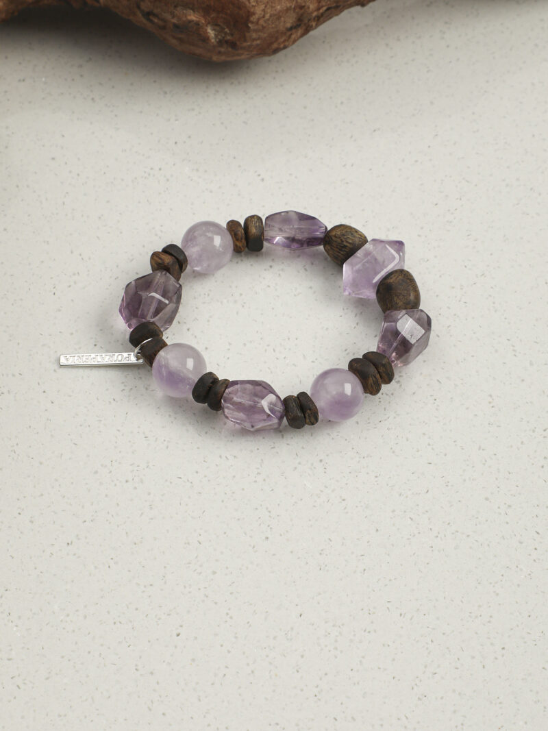 Original detail view of Amethyst Bracelet
