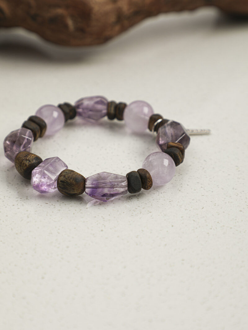 Original detail view of Amethyst Bracelet