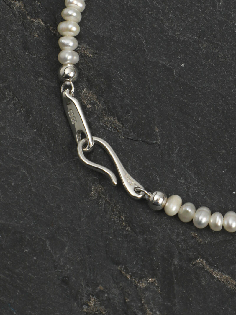 Original detail view of Clear Quartz, Topaz & Cultured Pearl Bracelet