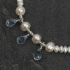Original detail view of Clear Quartz, Topaz & Cultured Pearl Bracelet