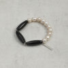 Original detail view of Agate & Cultured Pearl Bracelet
