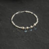 Original detail view of Clear Quartz, Topaz & Cultured Pearl Bracelet