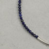 Original detail view of Triple-Strand Lapis Lazuli, Aquamarine & Cultured Pearl Bracelet