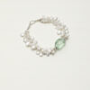 Original detail view of Fluorite & Cultured Pearl Bracelet